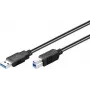 Wentronic 93655 USB kábel čierny