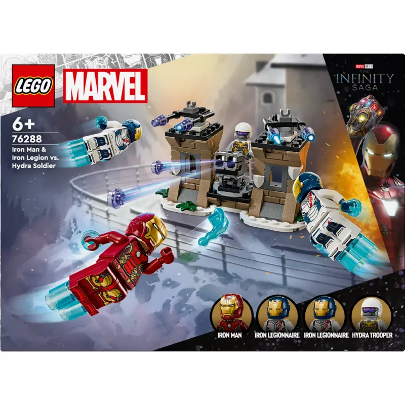 Stavebnica LEGO-Set 76288 Marvel Super Heroes Iron Man Iron Legion s HYDRA vojak minifigúrkou, stavebný model