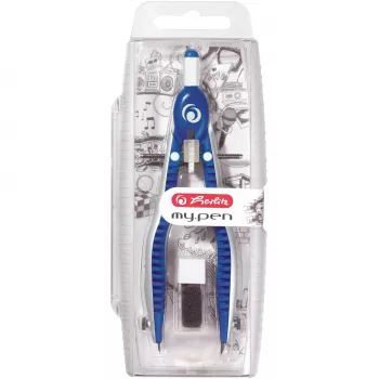 Pero Herlitz my.pen modrá biela maximálny priemer 17 cm dĺžka 163 mm