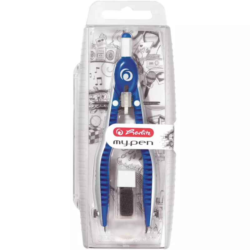 Herlitz my.pen kružidlo s rýchlym nastavením, modro-biele