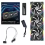 Lian Li UNI FAN SL-INF Wireless 120mm Reverse Blade ARGB skriňový ventilátor balenie 3 ks čierny