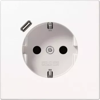 Schuko zásuvka s USB LS1520-18CWW Type-C (LS1520-18CWW)