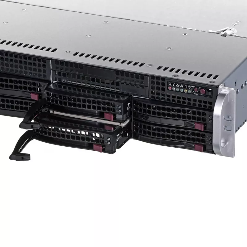 Serverová skriňa Supermicro 825TQC-R802LPB Rack čierna