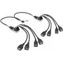 USB hub DELOCK 61072 — 8-portový USB 2.0 hub, napájaný zbernice