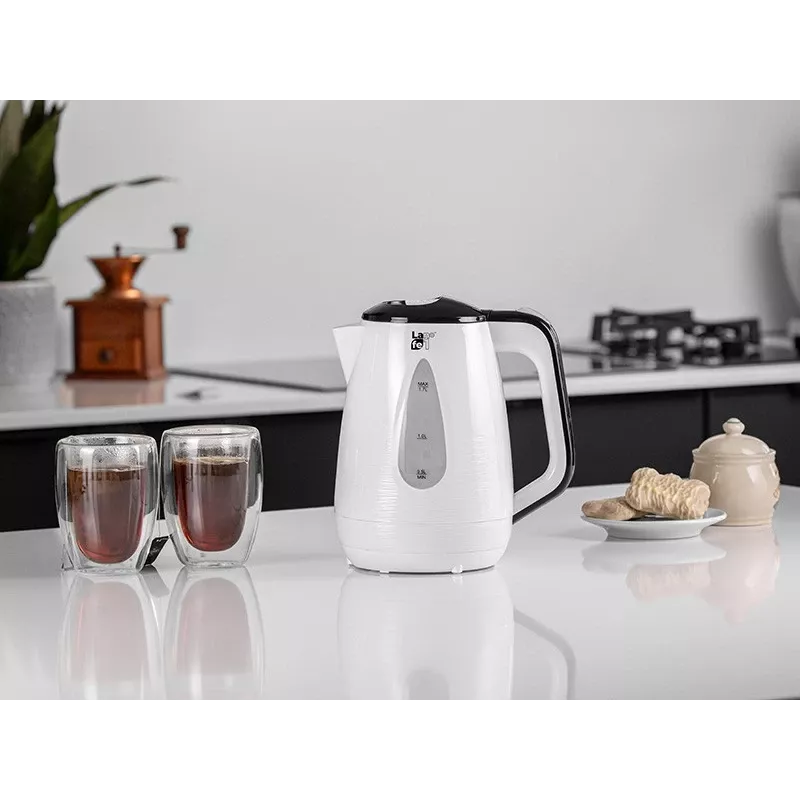 Rýchlovarná kanvica LAFE 1,7 l 2200 W biela