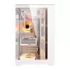 Počítačová skriňa Darkflash C280 (biela) so 7 chladiacimi ventilátormi
