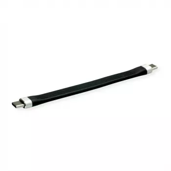 ROLINE 11.02.9054 USB kábel 0,11 m USB 3.2 Gen 2 (3.1 Gen 2) USB C čierna (11.02.9054)