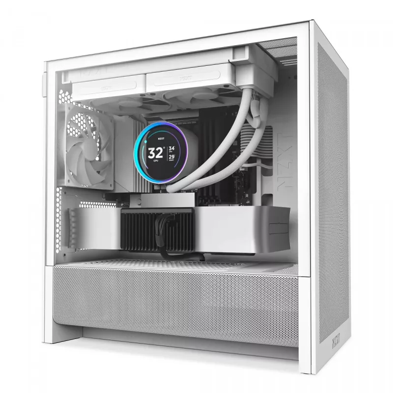 PC skriňa NZXT H9 H3 Flow Midi Tower biela