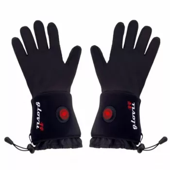 Glovii GLBXL vyhrievané rukavice na dotykový displej, unisex, nylon/polyester, nastaviteľné manžety, na batérie
