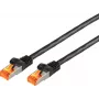 Sieťový kábel S/CONN 08-26065 čierny 7,5 m Cat6a S/FTP