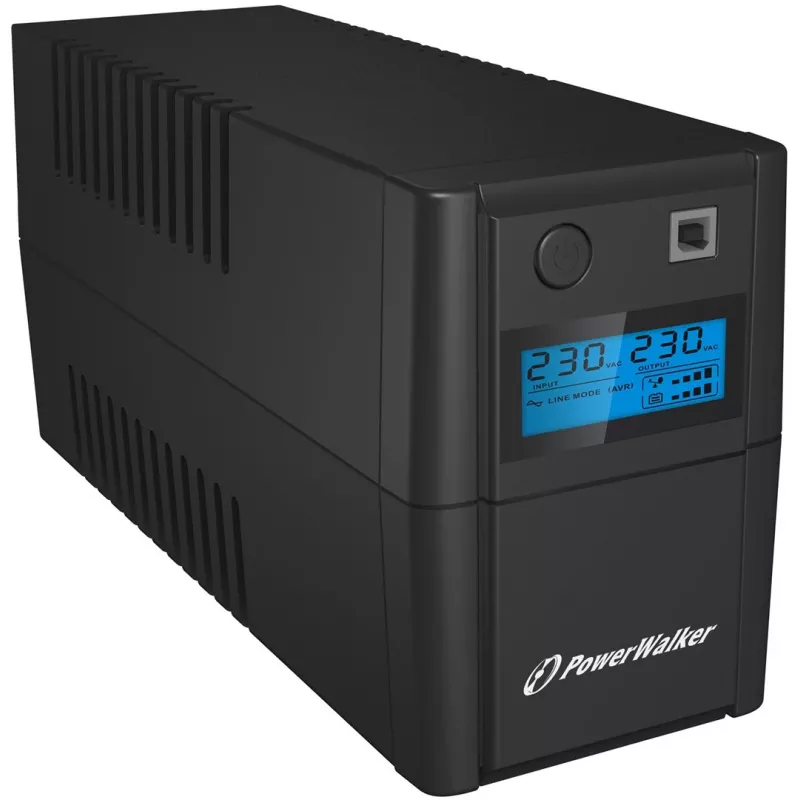 PowerWalker VI 850 SHL Schuko UPS neprerušiteľné napájanie Line-Interactive 0,85 kVA 480 W 2 Schuko zásuvky