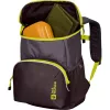 Jack Wolfskin Erlebnis Pack batoh – fialový/neónovožltý, 11 L
