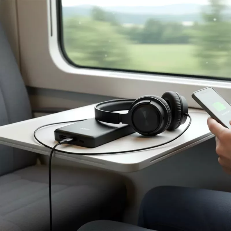 Prenosná powerbanka everActive EB-11QB 10 000 mAh, 2× USB-C 20W (QC4.0)
