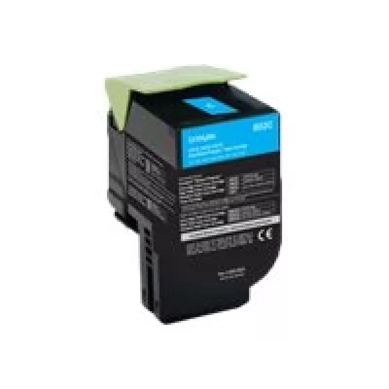 Lexmark 802C tonerová kazeta 1 ks originálna azúrová