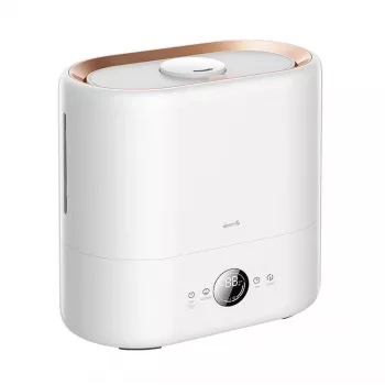 Zvlhčovač vzduchu Deerma ST636W, 4,5 L nádrž, 28 W, zlatá/biela, 277×156×270 mm
