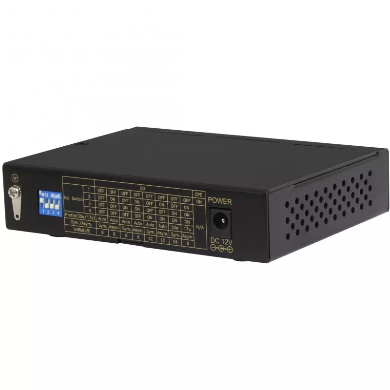 Modem ALLNET ALL-MC116VDSL2 160 Mbit/s 2x RJ45 SFP čierna