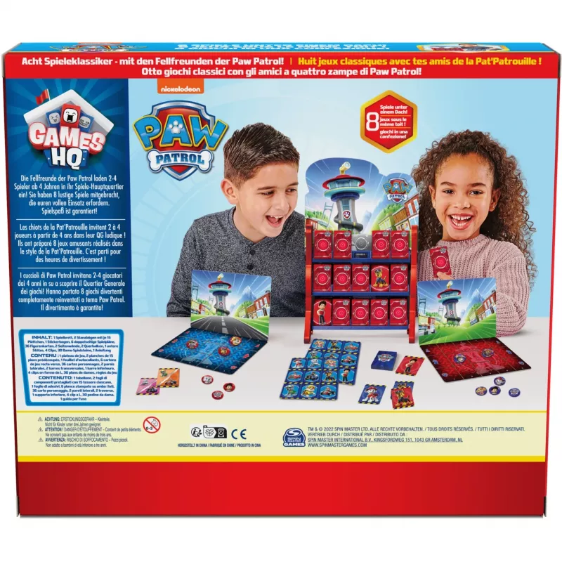 Paw Patrol: Games HQ – zbierka hier, rodinná hra