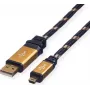 ROLINE GOLD USB 2.0 kábel, typ A - 5-pin Mini 1,8m (11.02.8822)
