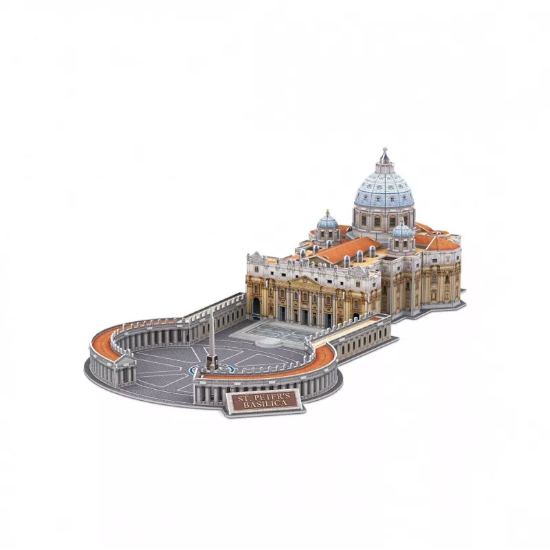 3D puzzle Cubicfun Bazilika sv. Petra model 306-DS0997H, kartónové diely, zložený model v mierke