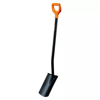 Rýľ Fiskars 131403 — Fiskars záhradná lopatka model 131403, oceľová čepeľ, drevená rukoväť