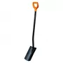 Rýľ Fiskars 131403 — Fiskars záhradná lopatka model 131403, oceľová čepeľ, drevená rukoväť