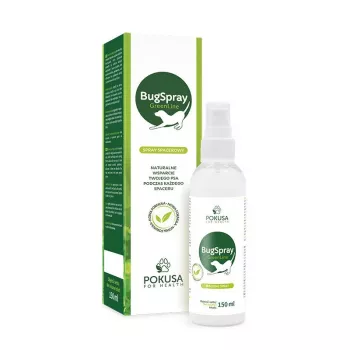 POKUSA GreenLine BugSpray - sprej proti kliešťom pre psov - 150 ml