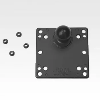 RAM Mounts 100x100mm VESA doska s guľou čierna 121mm
