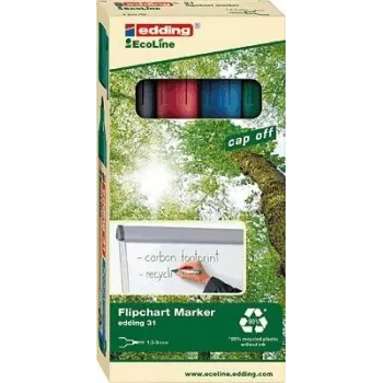 Permanentný marker jemný hrot Edding 31 EcoLine viacfarebný