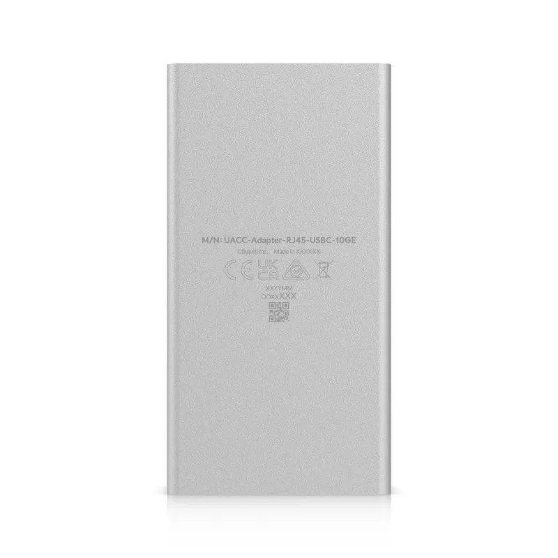 Ethernet adaptér UBIQUITI UACC-Adapter-RJ45-USBC-10GE, USB-C na RJ45, 10 Gbps, čierny/sivý