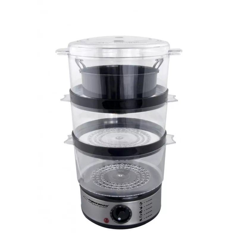 Esperanza Steam Volcano EKG009 parný hrniec, 3 košíky, 400 W