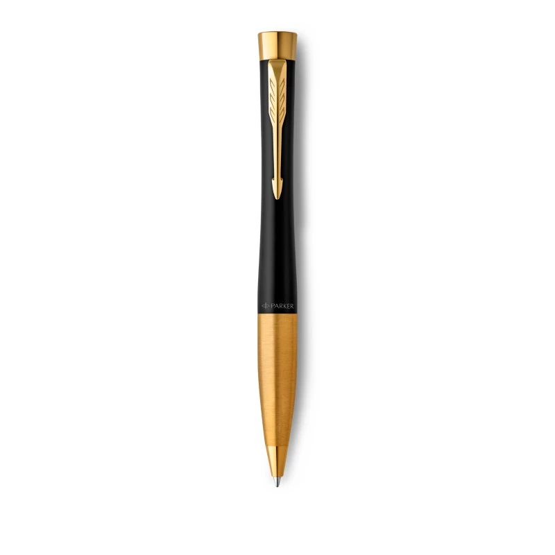 Guľôčkové pero Parker Urban Twist Muted Black, stredný hrot, modrý atrament