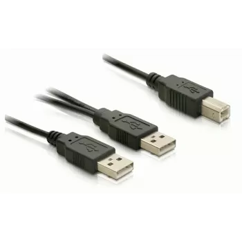 USB kábel DeLOCK USB-B/USB-A kábel 1 m čierny
