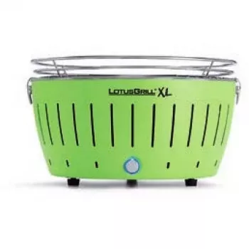 Gril LotusGrill G435 U GR outdoorový kotlíkový gril na drevené uhlie zelený