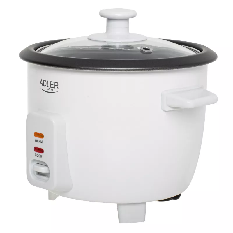 Adler AD 6418 hrniec na ryžu čierna, nerez 1000 W