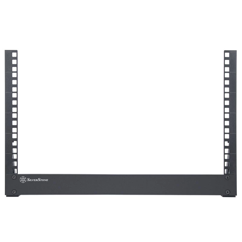 Rackmount Open-Frame 6HE 19 palcov SILVERSTONE SST-RK06U-OF desktop rack strieborný