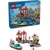 LEGO CITY 60422 Prístav pri mori s nákladnou loďou