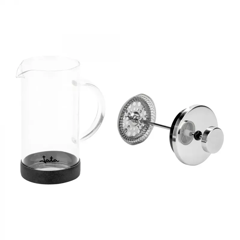 French press Jata HCAF1135 manuálny kávovar 0,35 l čierny transparentný bez BPA