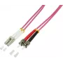 Logilink - patch kábel - LC Multi-Mode (M) na ST multi-mode (M) - 5 m - optické vlákno - 50/125 mikrometrov - OM4 - bez halogénov - vresovofialová (FP4LT05)