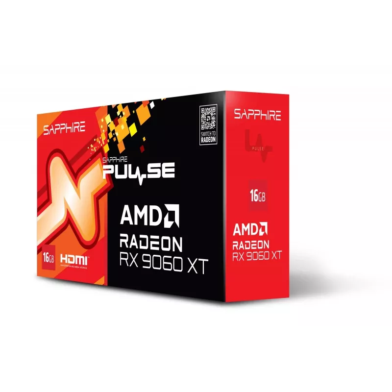 SAPPHIRE PULSE Radeon RX 9060 XT 16GB grafická karta