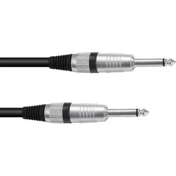 6,3 mm mono inštrumentálny kábel Omnitronic 30211650, 1 m