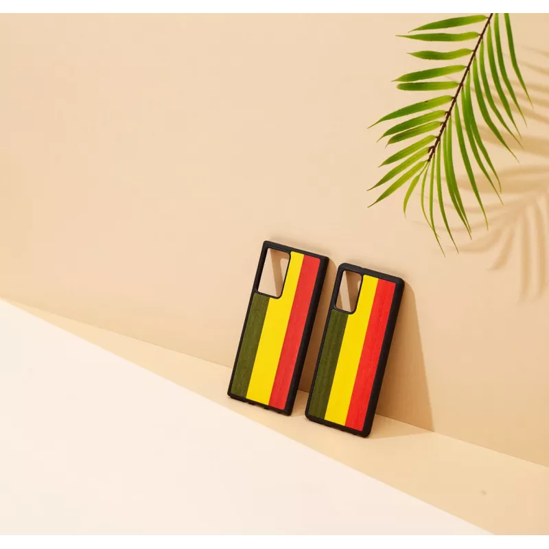 Puzdro na smartphone Man and Wood Galaxy Note 20 reggae čierna