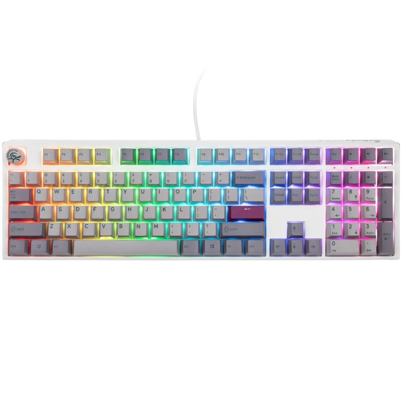 Ducky One 3 klávesnica, herná, USB, QWERTY, US English, sivá