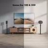 Podlahový stojan MACLEAN MC-496 pre Sonos Era 100 a 300, výškovo nastaviteľný 682–1068 mm