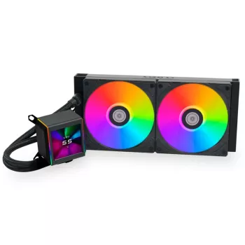 Lian Li GA II LCD sada kvapalinového chladenia procesora 12 cm biela