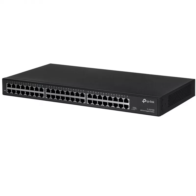TP-Link TL-SG1048 nespravovaný Gigabit Ethernet (10/100/1000) 1U čierny