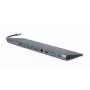 Gembird A-CM-COMBO9-01 USB Type-C 9-in-1 multi-port adaptér (USB hub + HDMI + VGA + PD + čítačka kariet + LAN + 3,5 mm audio), Space Grey