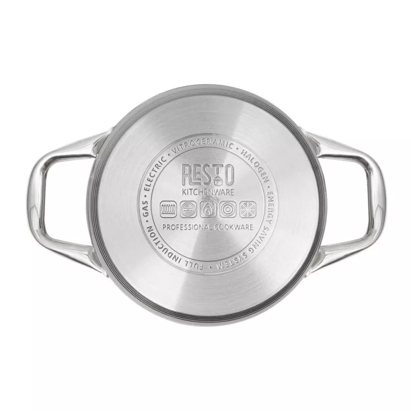 Okrúhly nerezový hrniec Resto Kitchenware Libra 1,9 L