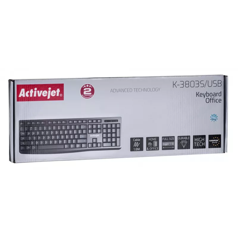 Activejet K-3803S USB klávesnica