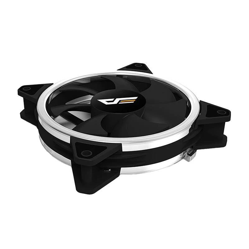 Ventilátor darkFlash DR12 PRO 12 cm čierny 1200 ot/min hydraulické ložisko