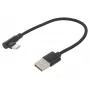 Kábel USB 2.0 na USB-C zahnutý / CC-USB2-AMCML-0,2M GEMBIRD